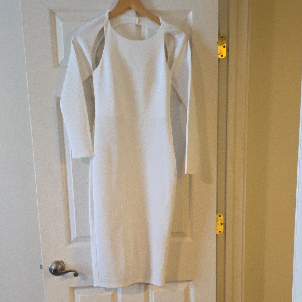 ASOS White Midi Dress
